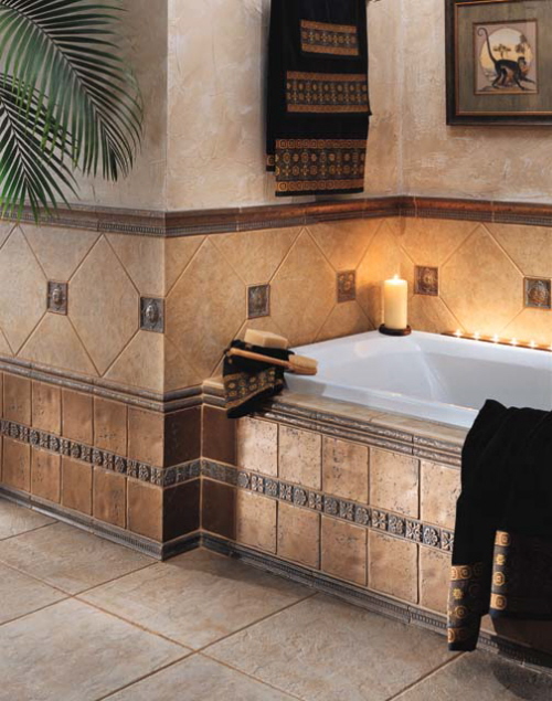 Bathroom tile decoration ideas  My desired home