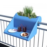 pot and table for small balcony
