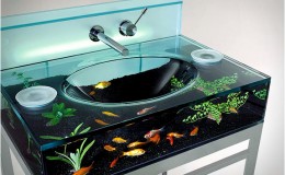 Bathroom Aquarium Sink from Italbrass