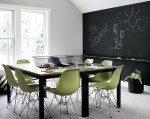Blackboard dining room decorating ideas