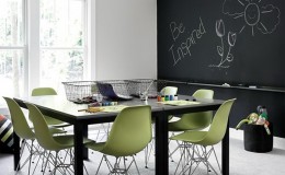 Blackboard dining room decorating ideas