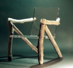 unique glass and wood chair2