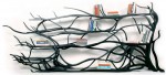 Handmade library by Sebastian Errazuriz