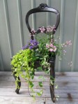 Old Chair Diy Planter idea