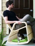 Rocking chair and pet house