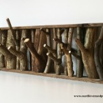 Tree branch coat hanger