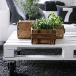 Diy palet planters in rustic style