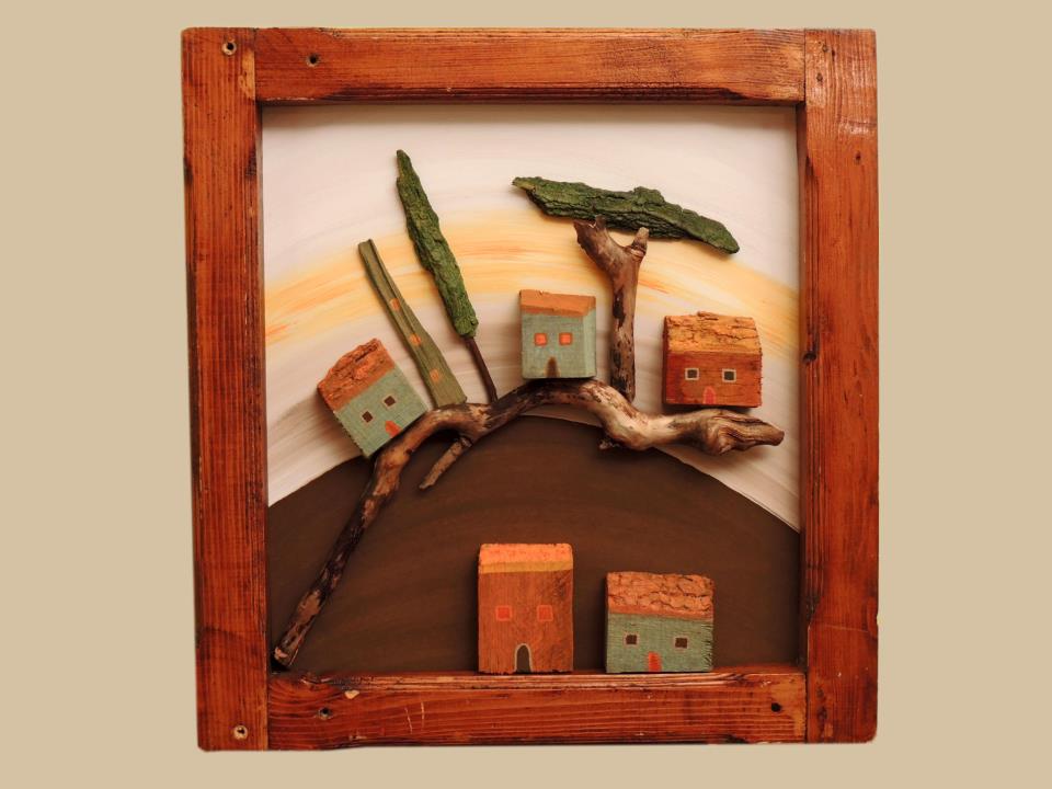 Amazing woodend pictures made from recycle driftwood and tree branches