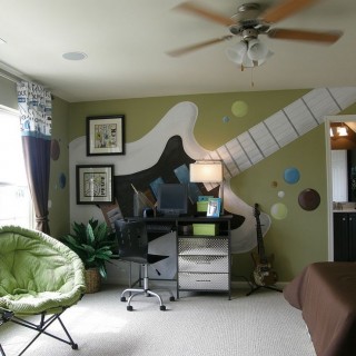 Lovely and trendy Rock and Roll Room
