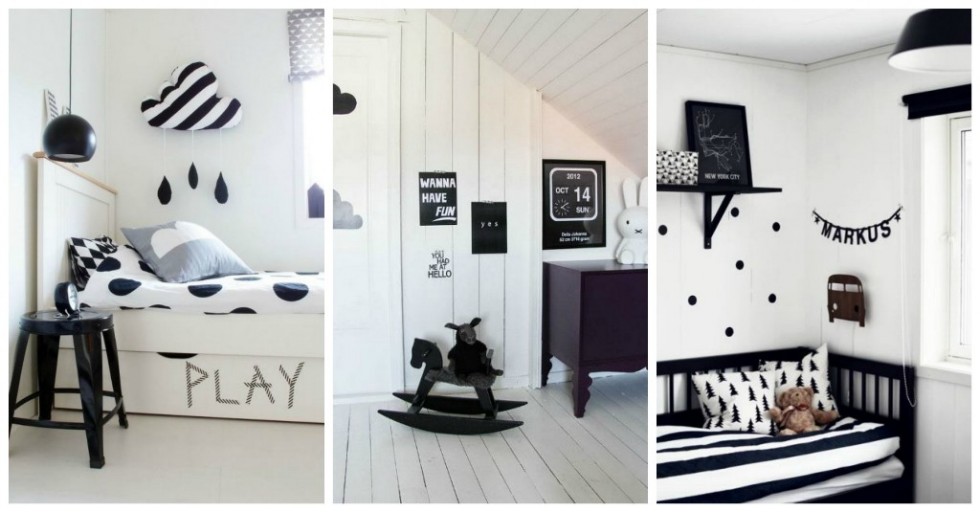 Black and white children's rooms ideas My desired home
