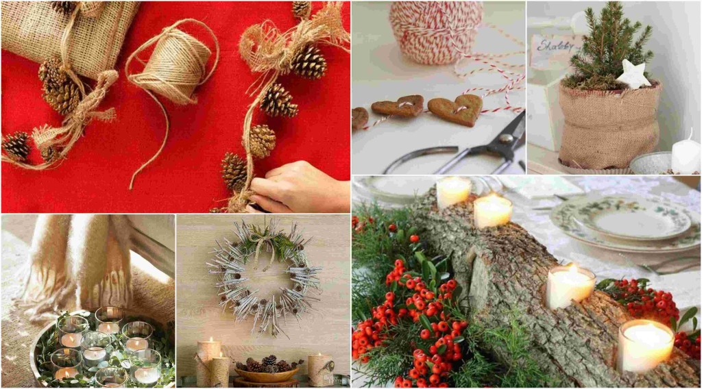 62 Christmas decoration ideas with natural materials  My desired home