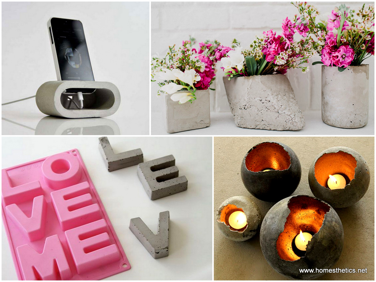 30+ DIY decorative ideas with cement to freshen up your home Guaranteed