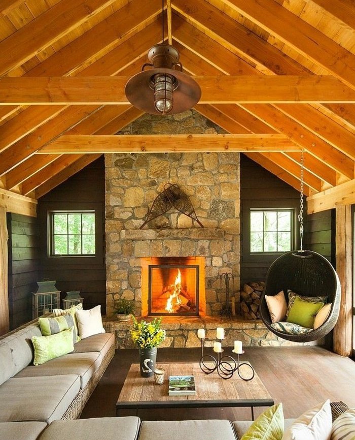 Rustic Lounge Tips And 80 Photos To Create A Cozy Nest That Breathes