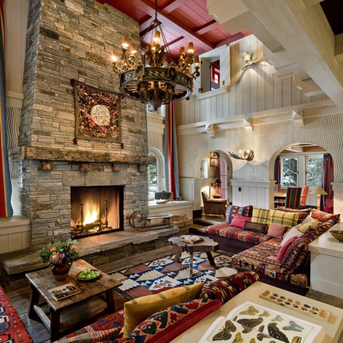 Rustic lounge - tips and 80 photos to create a cozy nest that breathes