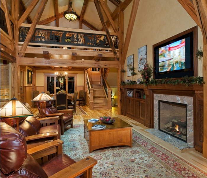 Rustic Lounge Tips And 80 Photos To Create A Cozy Nest That Breathes