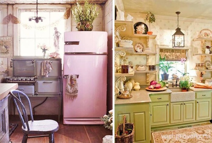 small kitchen in the style of Provence24