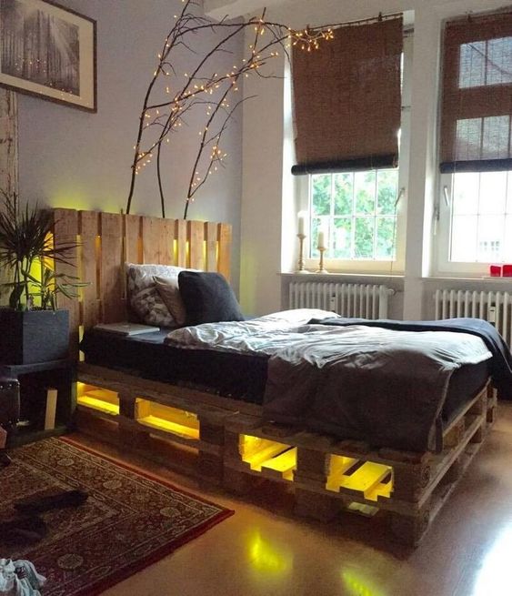 Pallets Bed Ideas9