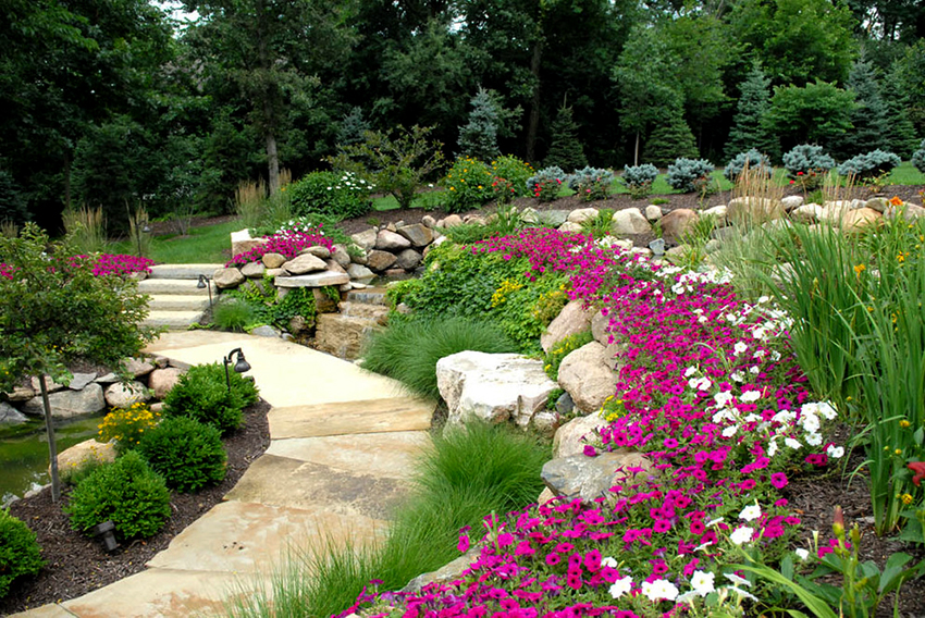 Amazing Ideas With DIY Flower Beds Made Of Stones My Desired Home