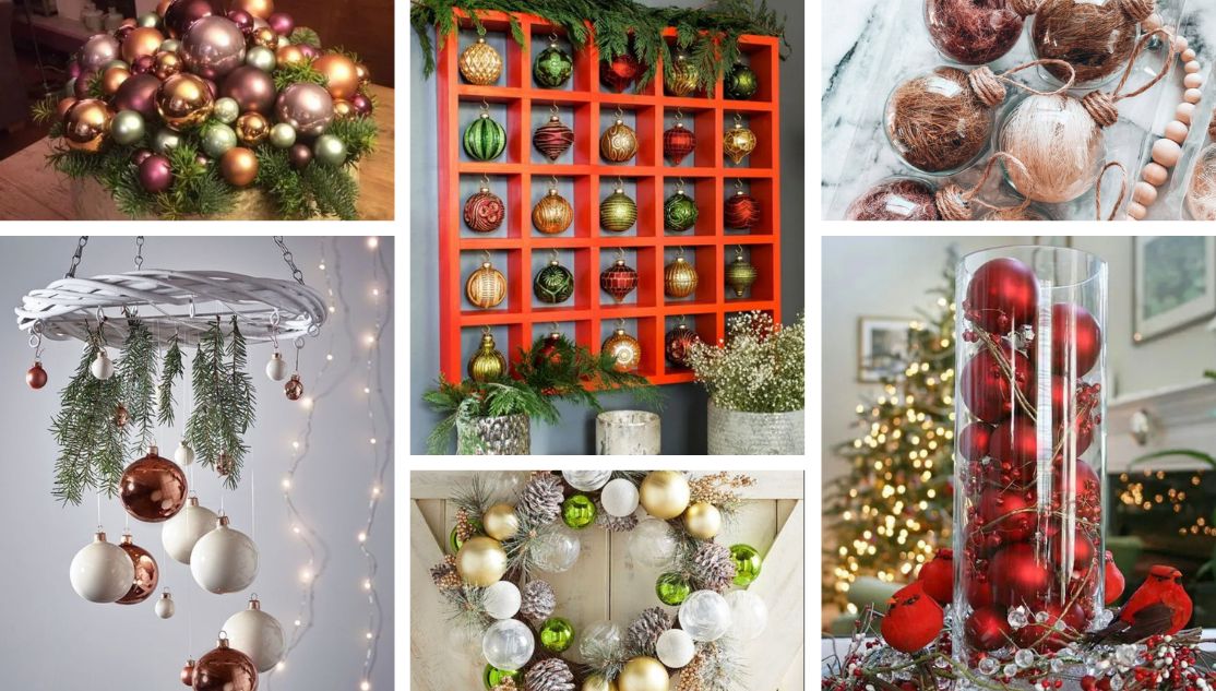 40 Great Ways to Use Christmas Balls in Your Home Decor This Year | My desired home