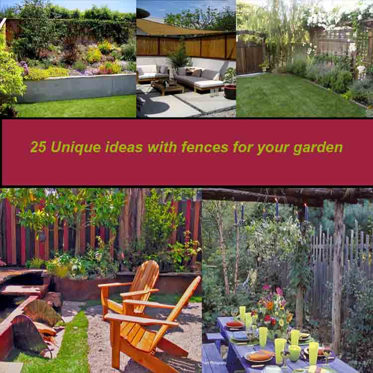 25 Unique ideas with fences for your garden | My desired home