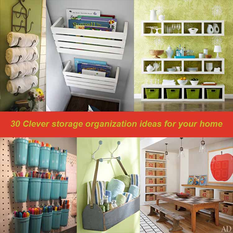 30 Clever storage organization ideas for your home | My desired home