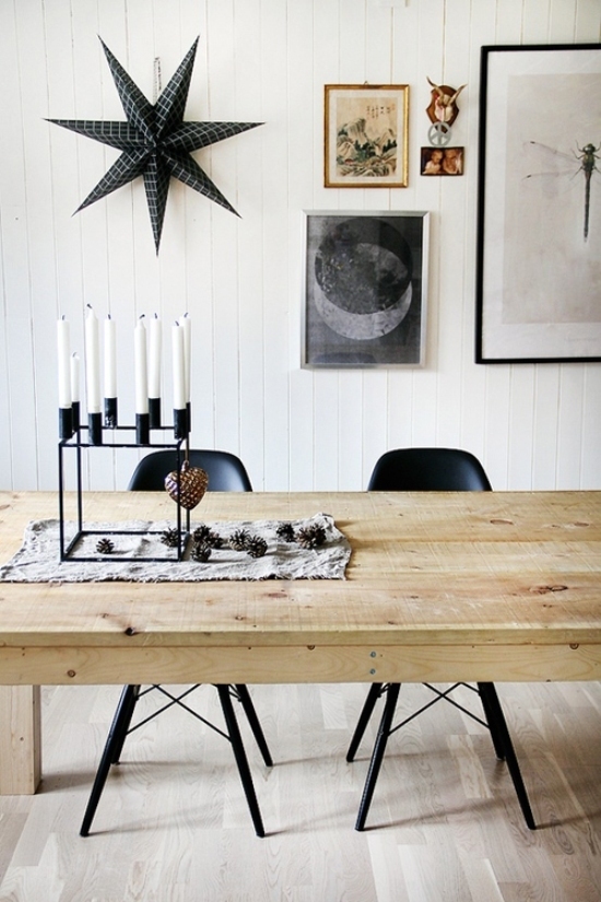 Amazing Black & White Christmas décor ideas