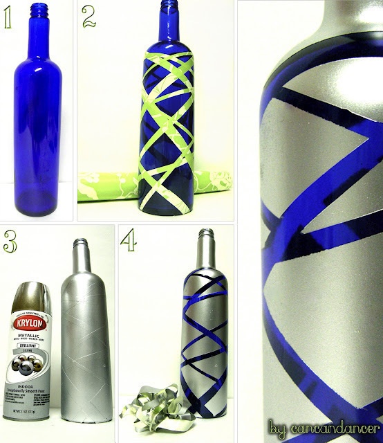 DIY home decoration with flowers in the bottle1
