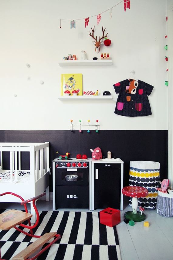 Black and white children's rooms ideas My desired home