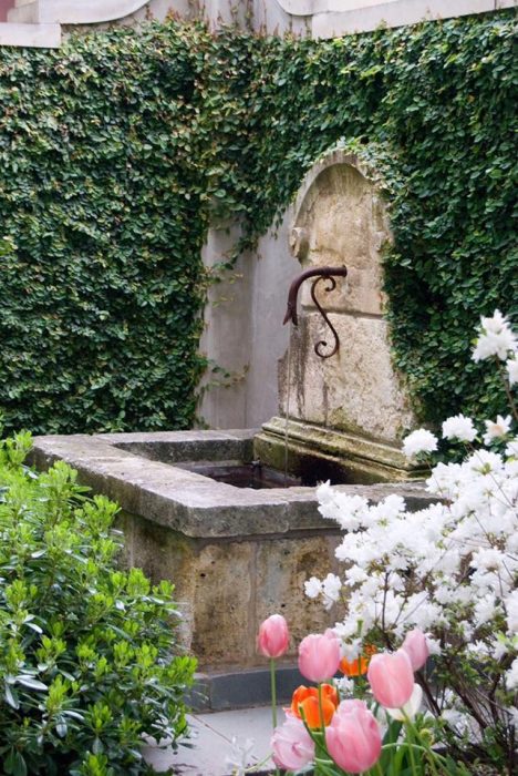 30+ Beautiful and fairy stone fountains | My desired home