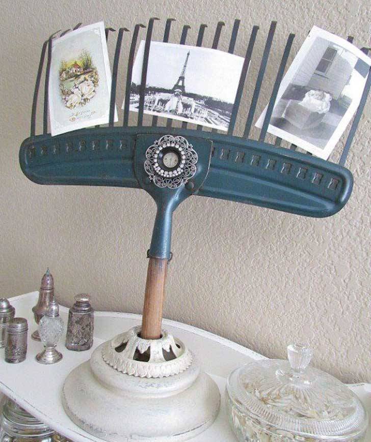 Amazing decoration ideas from an old rake | My desired home