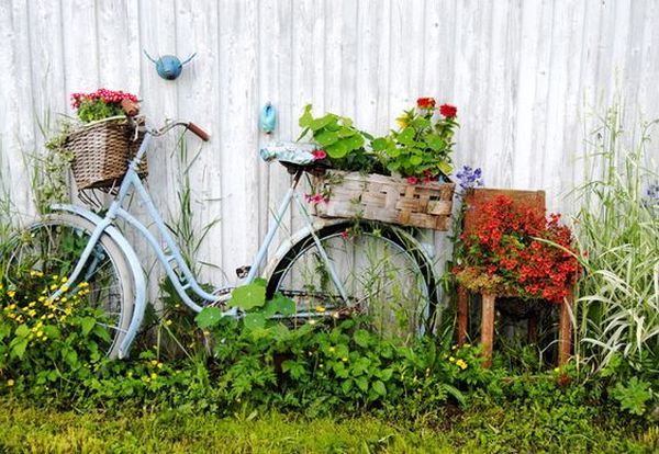 garden decorations from old bicycles16