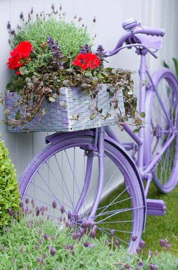 garden decorations from old bicycles2