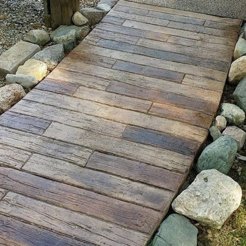 Garden Path Using Timber 34 Beautiful Garden Paths With Wood That Feel Warm and Natural | My ...