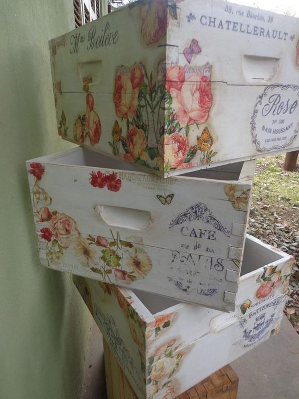 New ideas for wooden boxes decoration My desired home