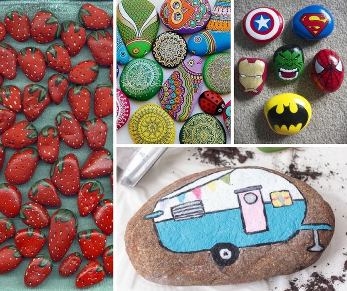 The art of pebble painting in 60 photos and tutorials a creative