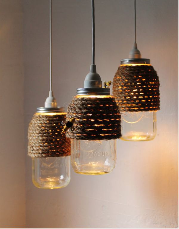Creative diy lights from jars My desired home