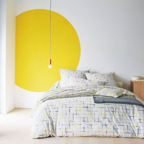 geometric shapes color wall deco14