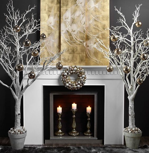 Instead of a Christmas tree this year we adorn a charming tree of