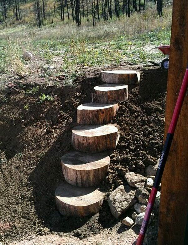 DIY projects for the garden made of wood (20)