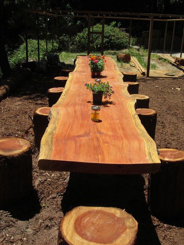 DIY projects for the garden made of wood (3)