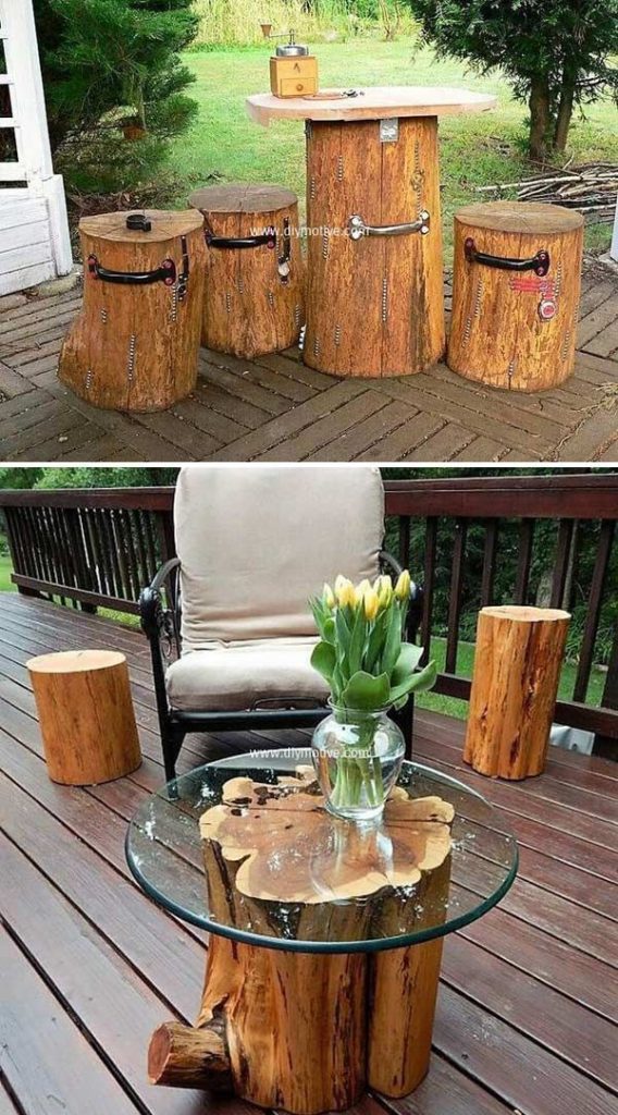 DIY projects for the garden made of wood (5)