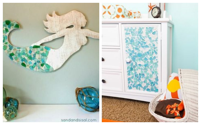 Amazing DIY crafts and deco ideas with sea glasses