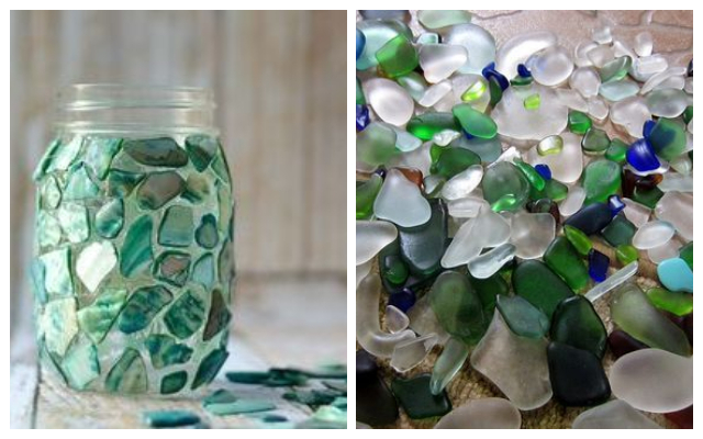Amazing DIY crafts and deco ideas with sea glasses