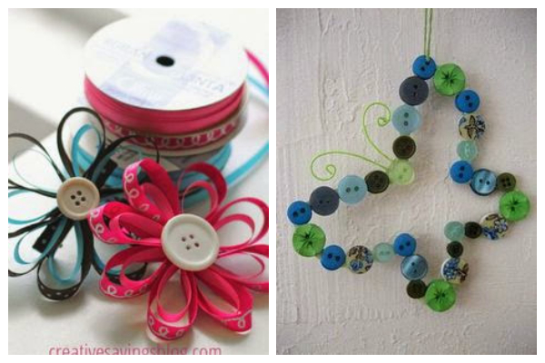30 Cool Diy crafts from buttons