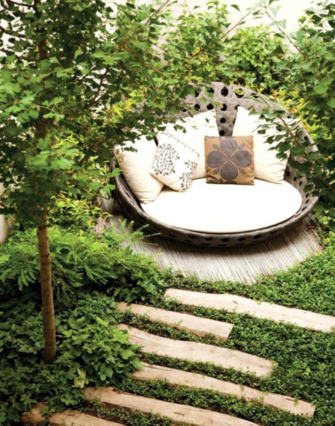 15 Super ideas for designing the garden relaxation area