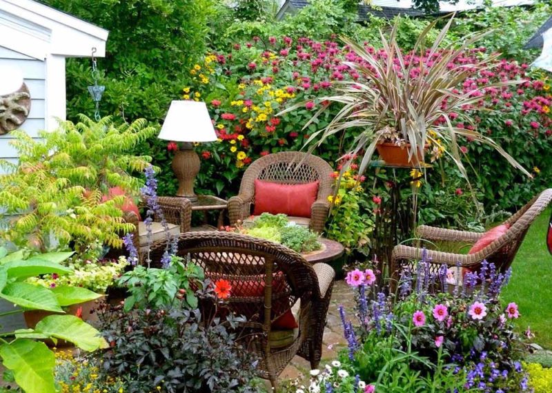 15 Super ideas for designing the garden relaxation area