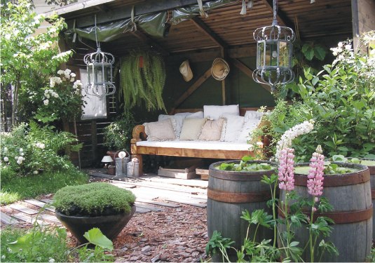 15 Super ideas for designing the garden relaxation area