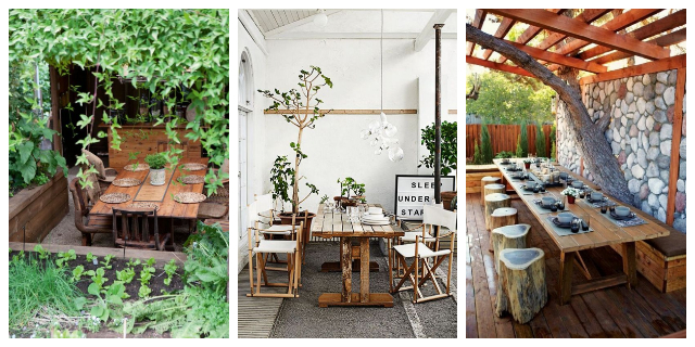 39 Great ideas for low cost outdoor dining areas that look amazing