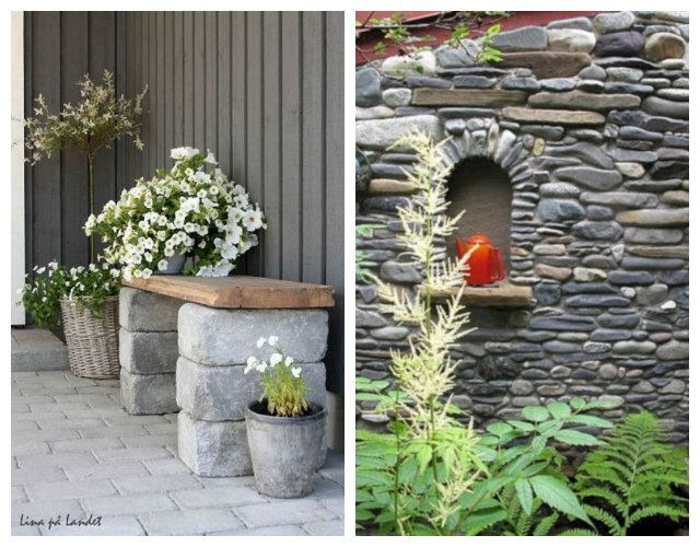 How add to the outdoors of the house or countryside the unparalleled aesthetic of stone
