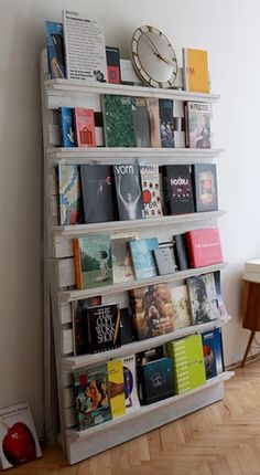 Creative diy shelves and bookcases from pallets